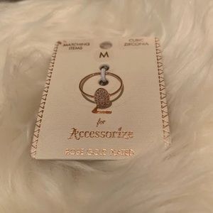 Rose Gold Plated Ring ✨